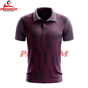 เสื้อโปโลชายพิมพ์ลายซับลิเมชันน้ำหนักเบาบริการ OEM ออกแบบโลโก้ของคุณเอง - Product Image 1