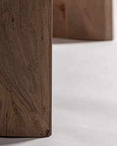 Contemporary Large Rectangular Top Angled Durable Wood Legs Solid Mango Wooden Folding Custom Size 6-8 Seater Home <b>Dining</b> <b>Table</b> - Product Image 3