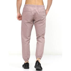 Nuevo estilo logotipo personalizado hombres deportes Joggers pantalones de chándal 100% algodón gimnasio desgaste patrón sólido Pantalones deportivos largos para la venta - Product Image 4