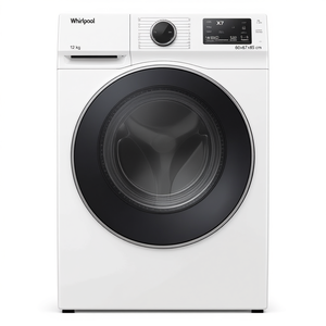 Lavadora de Carga Frontal Whirlpool SERIE X7 HW120 B14367U1IT, 12 Kg, Blanca, Clase A, 1400 rpm, Dimensiones 60x67x85cm - Product Image 3