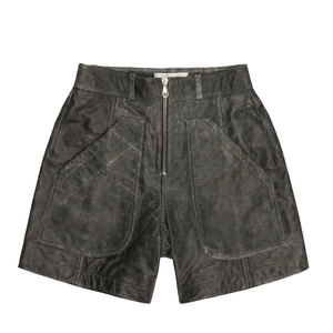Pakistan Made <b>Cheap</b> Price Color Contrast Men Leather <b>Shorts</b> High Quality Comfortable Breathable Leather <b>Shorts</b> For Men - Product Image 1