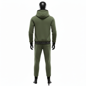 Ensemble de jogging d'entraînement personnalisé Vêtements d'entraînement en polyester pour hommes Costumes de course Vêtements de sport Ensembles de survêtements pour femmes - Product Image 3