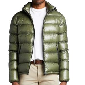 Chaquetas de Invierno para Hombre, Ligeras, Cálidas, con Capucha, Impermeables, Rellenas de Poliéster, con Logotipo Personalizado, de Nailon Negro, a Precio Económico - Product Image 1