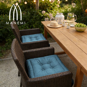 Coussins de sol rembourrés décoratifs confortables 60x60x10cm, coussins lombaires et coussins de siège pour l'intérieur, pour palettes, bancs, chaises - Product Image 2