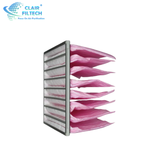 Hoog rendement glasvezel zakluchtfilter voor thuisgebruik, stofafzuiging, synthetische vezel zakfilter media fabrikanten - Product Image 5