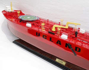 เรือบรรทุกน้ำมัน Evita โมเดลเรือไม้ทาสีทำด้วยมือแบบจำลองเรือปิโตรเลียมเลียนแบบของโบราณสำหรับเป็นของขวัญทางธุรกิจ - Product Image 5