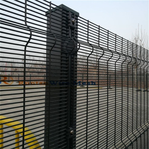 Clôture <span class=keywords><strong>de</strong></span> sécurité en treillis soudé Clear View 358 anti-escalade avec barbelés pour la protection périmétrique - Product Image 4