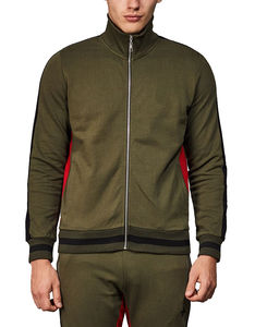 Ensemble de survêtement pour homme personnalisé, 100% coton, hiver, chaud, polaire technique, jogging, avec logo de football, motif uni, pour impression en relief, pour le sport - Product Image 2