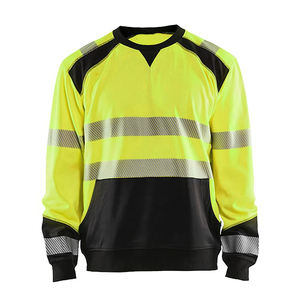 Sweat-shirt en polyester, sweat-shirts de sécurité haute visibilité avec bande réfléchissante, logo personnalisable - Product Image 1