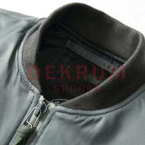 Blouson bombardier personnalisé vente en gros nouveau design blouson bombardier en Offre Spéciale nouvelle arrivée blouson bombardier pour hommes - Product Image 2