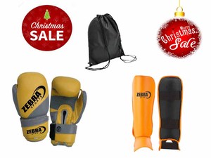Soldes de Noël Gants de boxe personnalisés à demi-doigts avec fermeture à boucle et crochet en PU+PE résistant à l'usure, bandages pour les mains, entraînement aux arts martiaux, nouveauté - Product Image 5