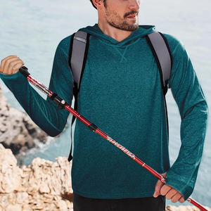 Vente en gros de sweat-shirt de pêche pour homme à séchage rapide, protection UV, UPF50, manches longues, à capuche - Product Image 4