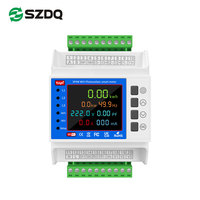 Compteur intelligent triphasé pour énergie commerciale, WiFi, photovoltaïque, mesure bidirectionnelle, contrôle via l'application Smart Life, moniteur de puissance 100A