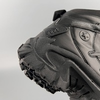 Vente Flash TJ-OUTDOORS Bottes de Combat Tactiques Durables Semelle Intermédiaire en EVA Matière Terylene Longues Imperméables Noires pour Chasse Opérations