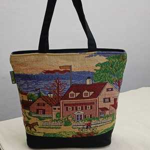 Sac fourre-tout en toile imprimé personnalisé de haute qualité pour femmes grande capacité plusieurs poches Collection d'été OEM de haute qualité - Product Image 6