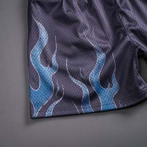 กางเกงขาสั้นระบายอากาศสำหรับผู้ชายและผู้หญิงกางเกงขาสั้นผ้าโพลีเอสเตอร์100% แบบตาข่ายสำหรับผู้ชายและผู้หญิง - Product Image 4