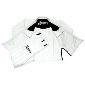 Uniforme de Jiu Jitsu Gi brasileño profesional, ropa BJJ de algodón personalizada, diseño de corte bordado, función elástica para boxeo, artes marciales - Product Image 5