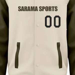 Chaquetas Deportivas con Capucha para Hombre al por Mayor OEM/ODM, Chaqueta Varsity Casual Bordada Resistente al Viento para Hombre - Product Image 3