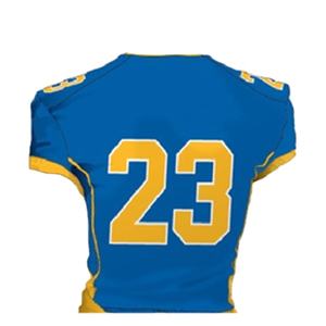 Uniforme de fútbol americano con logotipo de equipo personalizado, último diseño de sublimación, transpirable y duradero - Product Image 4