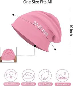 Long Style Distressed Fashion <b>Beanie</b> <b>Hats</b> for Men and <b>Women</b> Wholesale Oversized Baggy Caps Cotton Material with Designer Logo - Product Image 6