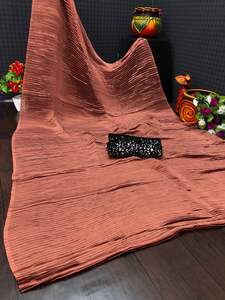 Sari de seda Rangoli de diseñador elegante de boutique india con trabajo de impresión digital última Ropa Étnica para bodas y eventos especiales - Product Image 4