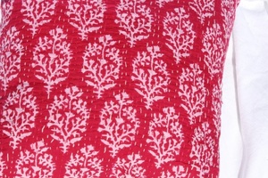 Fundas de cojín de sofá tradicional de algodón 100% indio hechas a mano nueva funda de almohada acolchada Kantha étnica estampado índigo tiro hecho a mano - Product Image 3