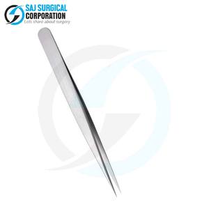 Pince à épiler de voyage compacte en acier inoxydable, pointe droite et pointue pour stylistes mobiles et toilettage en déplacement - Product Image 2