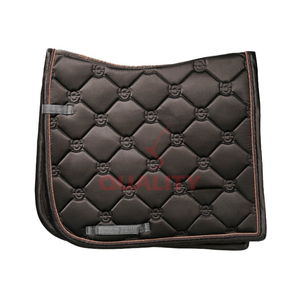 Construction respirante et durable à doublure douce matelassée élégante pour les tapis de selle d'équitation quotidiens Tapis de selle anglais OEM - Product Image 4