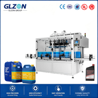 Machine de remplissage automatique d'huile, machine de remplissage de bouteilles de liquides et d'eau pour l'huile, les lotions et les liquides industriels GLZONE