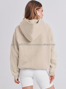 Sweatshirts à capuche surdimensionnés en polaire à manches longues pour femmes 2024 harajuku automne tenues pull - Product Image 4