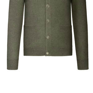 Cárdigans de calidad premium con cuello en V y cierre de botón para hombre, ropa de invierno, cárdigans bajos de manga larga para hombre Moq - Product Image 5