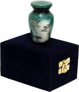 Calidad superlativa Venta al por mayor de tamaño personalizado y patrón personalizado Recuerdo Memorial Cenizas Urnas a bajo precio - Product Image 4