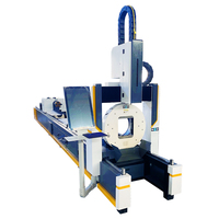OCEAN LINK 240mm Mandrin Automatique Laser Tuyau Machine De Découpe pour U I L Acier Cutter Tube CNC Logiciel Contrôle Eau DWG DXF-Nouveau