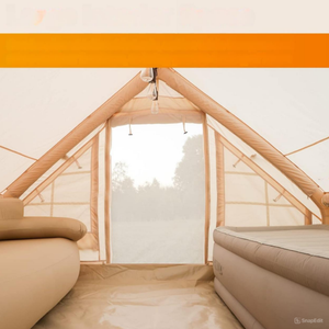 Tienda de campaña inflable para 4 personas con fácil instalación, diseño impermeable y ventilación mejorada - Product Image 3
