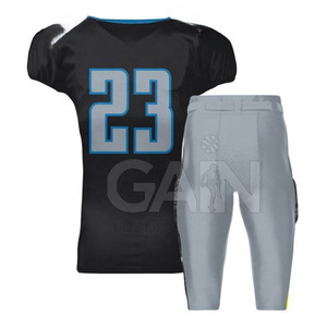 Uniforme de Fútbol Americano de Diseño Personalizado, Conjuntos Transpirables de Manga Corta, Absorben la Humedad, para Uso Deportivo, Gran Venta - Product Image 2