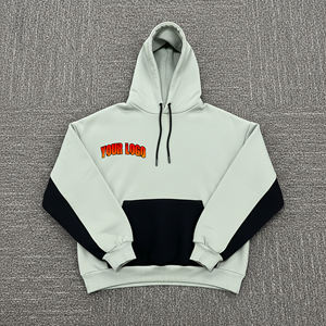 Sweat à capuche pour homme en coton 100% de haute qualité, imprimé numérique personnalisé en deux tons, respirant, surdimensionné, 400GSM, délavé à la pierre - Product Image 6