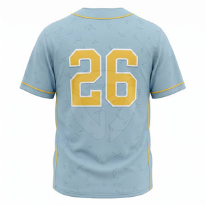 Maillot de baseball pour hommes, tissu durable, coupe confortable, maillot de baseball parfait pour l'entraînement et les compétitions - Product Image 2