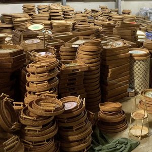 Meilleure vente PLATEAU EN ROTIN pliable du Vietnam avec style boho parfait pour vente en gros bon marché PLATEAU EN ROTIN fonctionnel - Product Image 3