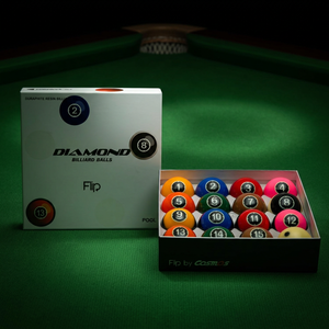 Bolas de Billar Diamond - Set de TV con Pantalla de 57.15mm para Pool Flip |   Edición de Partido de TV |   Hecho en Corea |   Resina Fenólica - Product Image 1