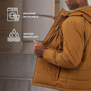 แจ็กเก็ตขนเป็ดน้ำหนักเบาสำหรับผู้ชายแจ็กเก็ตขนเป็ดกันน้ำสินค้ามาใหม่ล่าสุด - Product Image 5