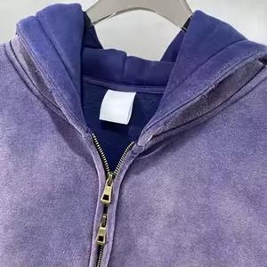 High Quality Cotton Oversize Hoodie <b>Thick</b> <b>Fleece</b> Drop Shoulder Plain Blank Custom Men Hoodies Manufacturer - Product Image 1
