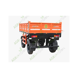 Remorque à basculement à double essieu de qualité la plus récente pour les opérations agricoles à grande échelle au prix le plus bas - Product Image 6