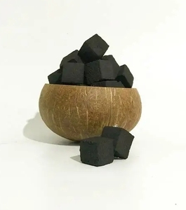 Briquettes de charbon de bois noir de qualité d'exportation Charbon de noix de coco pour les applications de narguilé B2B Modèle de poudre - Product Image 1