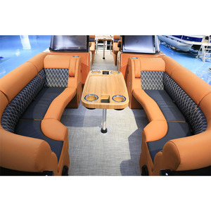 Barco <span class=keywords><strong>de</strong></span> Lujo <span class=keywords><strong>para</strong></span> Fiestas y Recreación 2026: Tritón <span class=keywords><strong>de</strong></span> Fibra <span class=keywords><strong>de</strong></span> Vidrio con Elegante Cubierta y Pontón <span class=keywords><strong>de</strong></span> Aluminio con Remolque en Venta - Product Image 6