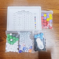 Kit de Modelo de Estructura Molecular de 240 Piezas, Juego de Modelos Educativos de Química con Material PLA para Ciencias de Secundaria/Preparatoria YL-066
