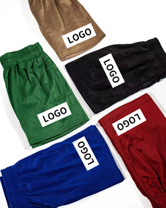 Sublimation personnalisée Short d'été pour femme 95% Polyester Jogger Gym Workout Nom Numéro Logo High Street Style Short en maille pour homme - Product Image 6