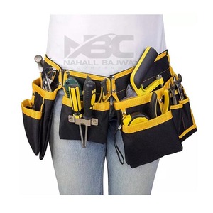 Wholesale Heavy Duty Leather Tool Pouch Multi-Function Adjustable Waist Strap Bag with OEM Customization Support - Product Image 4