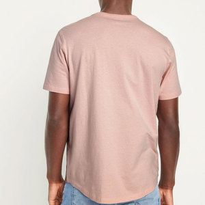 T-shirt personnalisé de haute qualité 220g 100% coton grande taille, design uni, col rond, été, qualité de marque - Product Image 5