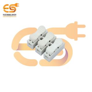 Lot de 50 pièces d'épices électroniques 3 lignes connecteur de fil à verrouillage rapide pour borniers fabriqué en Inde - Product Image 4