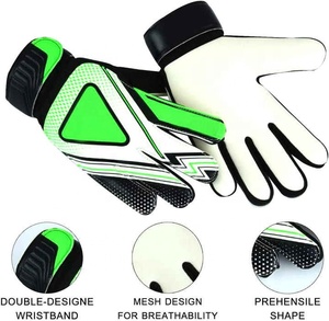 Nouvelle arrivée de la meilleure qualité gants de gardien de but de football en silicone haute densité à faible taux gants de football - Product Image 3